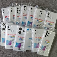 JOYPORODO T035 Vente en gros d'étuis de téléphone transparents en TPU pour iPhone Android, étui anti-chute pour Samsung A23 pour Google 9A, coque de téléphone transparente