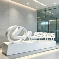 Letras 3D LED de Canal, Acero Inoxidable, Montaje en Pared, Impermeables IPX7, Alimentación por CC, Control Remoto, Compatible con HomeKit