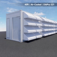 Conteneur de minage Bitcoin ACT 40HC à refroidissement par air pour les mineurs ASIC Antminer S19 S21, centre de données modulaire pour la crypto-mineure