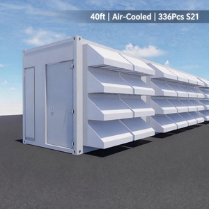 Contenedor de Minería de Bitcoin ACT 40HC con Refrigeración por Aire para Mineros ASIC Antminer S19 S21, Minería de Criptomonedas, Centro de Datos Modular - Product Image 2