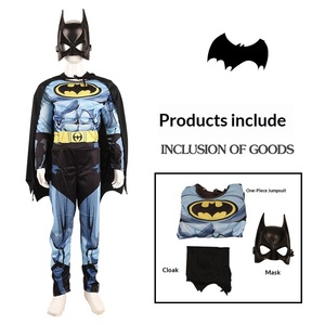 Costume de Spiderman 3D pour enfants XJ avec cape pour Halloween, carnaval, fête d'anniversaire, cosplay - Product Image 1
