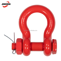 Manille d'arc G 2130 Drop Forging Bolt Type Omega Manille Ancrage de sécurité Manilles US Type 17 Ton Imperial (inch)