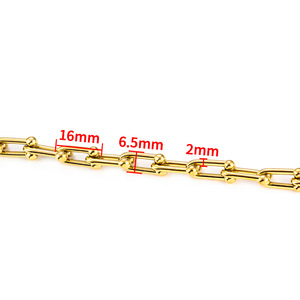 Catena E770 in Acciaio Inox con Maglie a U Rimovibili per Creazione di Gioielli, Bracciali, Collane e Orecchini - Product Image 5