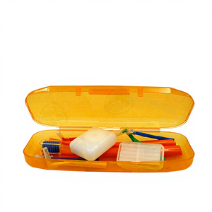 Kit d'hygiène <span class=keywords><strong>dentaire</strong></span> orthodontique pour porteurs d'appareils dentaires, portable, 9 pièces, brosse à <span class=keywords><strong>dents</strong></span> - Product Image 1