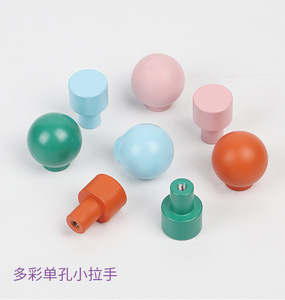 Poignées de traction à double courbure en alliage d'aluminium coloré pour armoires armoires pour salle de bain Villa entrepôt entrée de chambre d'enfants - Product Image 5