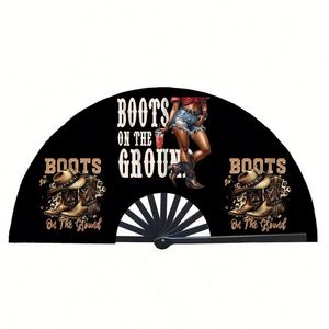 Custom Large 27/33cm Wedding Folding UV Bamboo Wood <b>Hand</b> <b>Fan</b> for Home Decor Handheld Festival <b>Fans</b> DIY Traditional for Holiday - Product Image 6