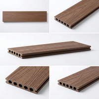 Revêtement de terrasse en composite bois-plastique (WPC) de haute qualité, imitation bois 3D, imperméable, antidérapant, pour extérieur.