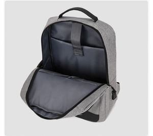 Vente en gros Sac d'ordinateur 15 pouces avec logo personnalisé Sacs à dos géométriques pour ordinateur portable Sac à dos décontracté pour étudiant - Product Image 3