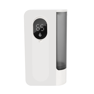 Dispensador <span class=keywords><strong>de</strong></span> <span class=keywords><strong>jabón</strong></span> líquido automático negro montado en la <span class=keywords><strong>pared</strong></span>, dispensador <span class=keywords><strong>de</strong></span> champú <span class=keywords><strong>de</strong></span> Gel con pantalla LED, recargable, para baño y hotel - Product Image 2