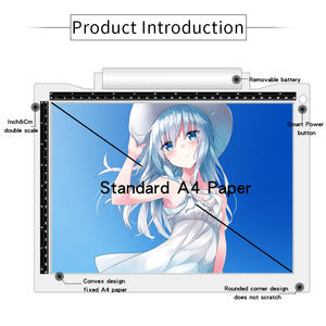 A4, tableta de dibujo Led, tablero de pintura, escritura Led, bocetos, almohadilla de luz de trazado - Product Image 6