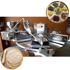 Machine à Injera Éthiopienne Électrique à Chauffage Continu Automatique, pour la Fabrication <span class=keywords><strong>de</strong></span> <span class=keywords><strong>Pain</strong></span> Plat au <span class=keywords><strong>Teff</strong></span>, Épaisseur Réglable, Capacité <span class=keywords><strong>de</strong></span> 200 Pièces/Heure - Product Image 3