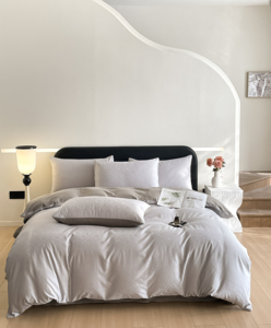 Set di Biancheria da Letto Moderno Stampato 100% Cotone Puro, Set Copripiumino 4 Pezzi Misura Queen, Qualità Alberghiera, Traspirante, Resistente alle Pieghe, 200TC - Product Image 4