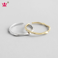 Bagues fines empilables HJZ655 pour adolescentes, hypoallergéniques, bijoux tendance pour fiançailles et soirées