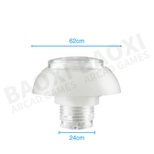 ปุ่มอาร์เคดเรืองแสงหลากสี ขนาด 60 มม. 70 มม. 81 มม. ทำจากพลาสติก สำหรับเครื่องคีบตุ๊กตาและอุปกรณ์เครื่องเล่นสนุก - Product Image 4