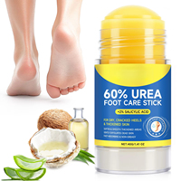 CGBOOM K 60% Aloe Vera Parfum Citron Stick pour les Pieds Hydratation Profonde Exfoliation Douce Soin Hydratant Élimination des Peaux Mortes