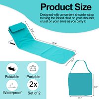 Vente en gros de tatami paresseux pliable et réglable pour les loisirs, chaise avec support dorsal pour camping et plage