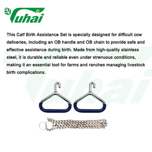 Instrumen kebidanan hewan baja tahan karat, alat pengiriman anak sapi 1500mm kondisi baru untuk pertanian - Product Image 2