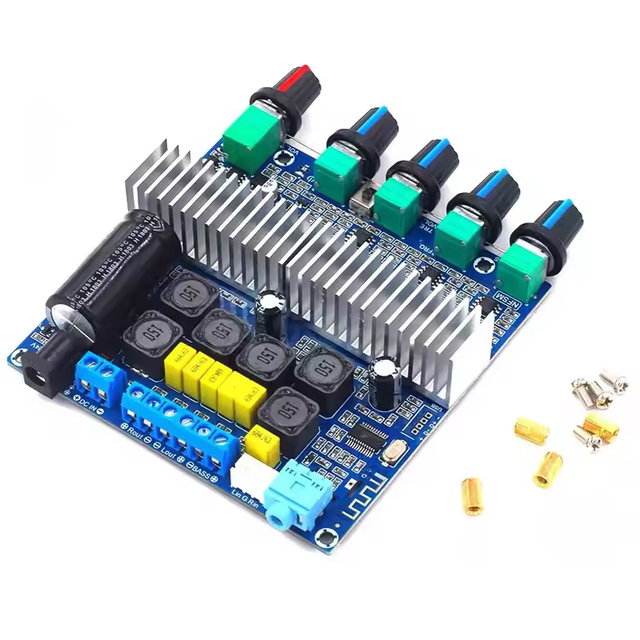 Youxinbang TPA3116 TPA3116D2 3-Channel Subwoofer Amplifier Audio Board 2.1 HiFi USB DAC for Power Amplifiers 2x50W+100W