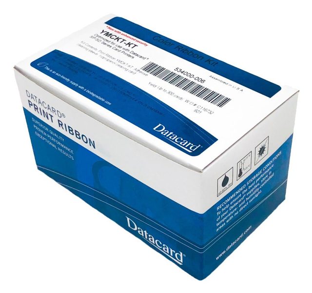 Datacard YMCKTKT Ribbon 534000-006 Compatible with SD460 Card Printer