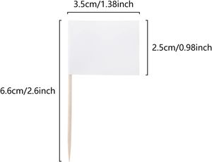 Tùy Chỉnh Chất Lượng Cao In Logo <span class=keywords><strong>Mini</strong></span> Gỗ Tăm Giấy Cờ Quốc Gia Cho Đảng Thực Phẩm - Product Image 2