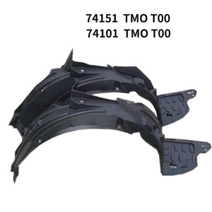 Guardabarros interior para Honda City 2009-2011, pieza de repuesto de plástico frontal, color negro - Product Image 3