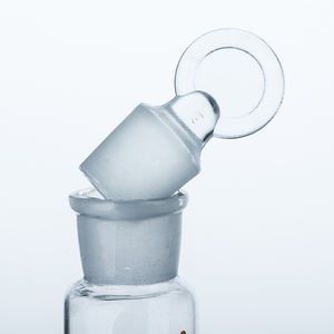 Bestseller Borosilikatglas 20ml Kalibriert für Röhrchen mit Glaskorken für Chemielabor - Product Image 2