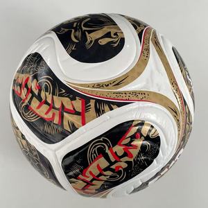 Ballon de football en cuir PU personnalisable, durable, taille 5, thermocollé, pour entraînement et matchs en intérieur/extérieur – Meilleure vente - Product Image 4