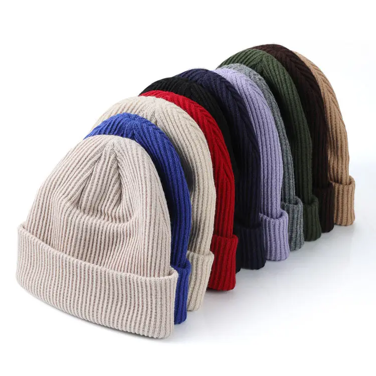 winter products 2023 Custom Your Own Embroidery Logo Knitted Hats Winter Warm Hat caps beanie unisex for men winter knitted hats