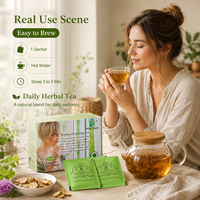 Sachets de Tisane Détoxifiante pour les Reins : Mélange de Pissenlit, Chardon, Racine de Kudzu et Réglisse – Boisson Quotidienne Bien-être