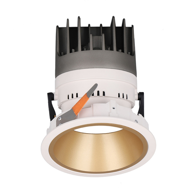 High Power 40w 50w 70W 8inch 10inch LED COB Zigbee Downlight Housing Adjustable Angle Ceiling Lamp CCT Tunable Smart Downlight
