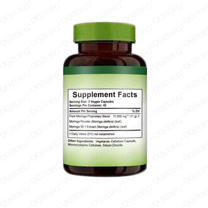QQZOFG LEAFONLY <span class=keywords><strong>MORINGA</strong></span> Complément Alimentaire - 90 Capsules 11000mg Superfeuille Verte Soutien Nutritionnel Soutien Immunitaire Énergie - Product Image 3