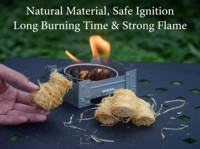 Meilleure Vente : Allume-feu en sciure de bois de pin EJ avec mèche, imperméable et inodore, pour le camping et le barbecue (allume-charbon)