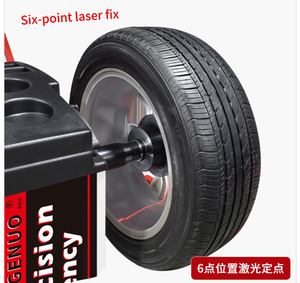 Équilibreur de roue automatique haut de gamme Broche de positionnement laser Équilibrage de changement de pneu de frein automatique autobloquant avec CE - Product Image 3