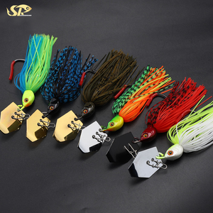 Leurre de Pêche SUPERIORFISHING <span class=keywords><strong>Chatter</strong></span> <span class=keywords><strong>Bait</strong></span> 3/8oz 1/2oz Chatterbait en Acier Inoxydable Jigs Spinners EX14 - Product Image 2