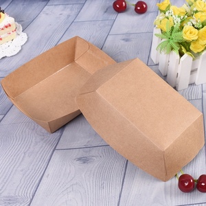 kraft papas fritas caja de papel de alimentos de papel al por mayor papas fritas caja para crepé <span class=keywords><strong>comida</strong></span> - Product Image 2