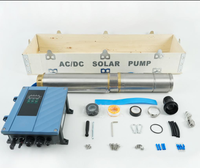 Pompe à eau solaire submersible 4DPC7-185-200-2200-A/D pour l'irrigation agricole et l'approvisionnement en eau rurale