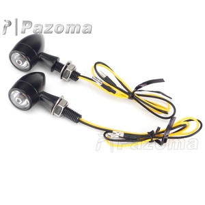 <span class=keywords><strong>Clignotant</strong></span> <span class=keywords><strong>LED</strong></span> universel noir de 8mm pour moto, lumière clignotante ambre pour <span class=keywords><strong>Harley</strong></span> Kawasaki Suzuki Yamaha Honda - Product Image 3