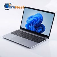 Ordinateur portable CoreNest avec logo laser personnalisé, processeur Intel I3 N305 8 cœurs 3,8 GHz, batterie 57 Wh, fin et léger, pour le bureau et les études