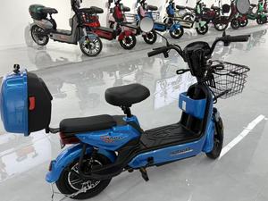 Vélo électrique à cadre en acier, 3 vitesses, <span class=keywords><strong>moteur</strong></span> de moyeu arrière 350W 48V, roues de 14 pouces, batterie au plomb-acide, autonomie de 60 km, charge rapide, vente en gros - Product Image 3