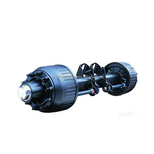 Vente en gros de pièces de rechange Lowbed Semi-<span class=keywords><strong>remorque</strong></span> 13t Suspension pneumatique Typr allemande - Product Image 5