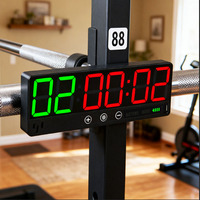 CP50 Baru 1.5 Inci Kronograf Elektronik Nirkabel Portabel Profesional Pintar Digital Isi Ulang Magnetik Mini Timer untuk Gym