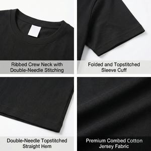 เสื้อยืดโอเวอร์ไซส์พิมพ์ลายโลโก้ตามสั่ง TKAN1040D ขายส่ง ผ้าฝ้าย 100% เสื้อยืดผู้ชายสีพื้น ราคาถูก - Product Image 2