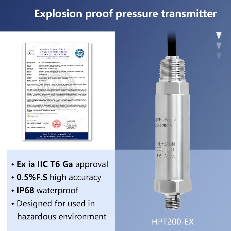 Holydell Packard 420ma 0.5-4.5v sensore di pressione del freno dell'olio combustibile del camion dell'acqua del compressore d'aria HAVC in ceramica