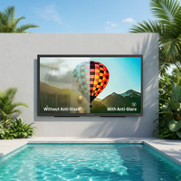 Уличный водонепроницаемый коммерческий LCD-дисплей 4K UHD с высокой яркостью (3000 нит), 65, 75, 86 дюймов, считываемый при солнечном свете, IP65