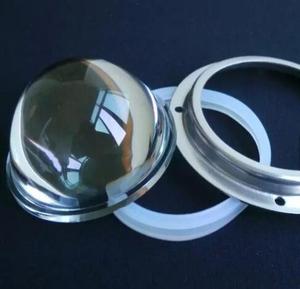 Ống Kính Thủy Tinh Cob Led Góc Rộng 78Mm 60-120 Độ Với Giá Đỡ Nhôm Và Vòng Silicon Kính Quang Học Thấu Kính Lồi Plano - Product Image 2