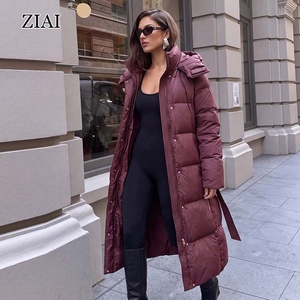 Giacca Invernale da Donna per Ufficio, Cappotto Lungo Imbottito Caldo e alla Moda, Antivento - Product Image 2