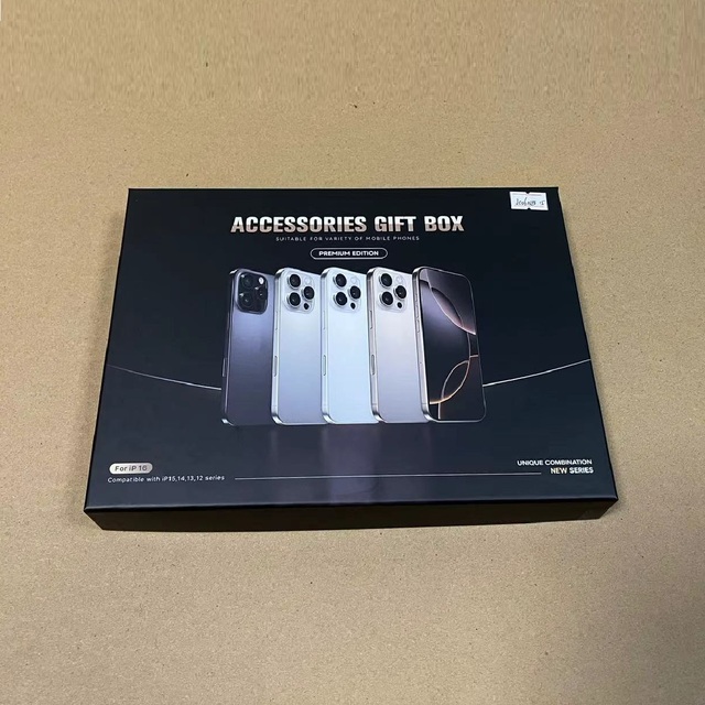 Newly IS06NB Factory Wholesale Smart Phone Suite Black Box Phone Accessories 6 in 1 Set for Iphone IOS Mobile Phone
