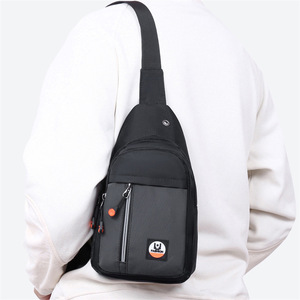 Men's Chest Bag Oxford Cloth Multi Layer Storage Shoulder Bag For Everyday Use Gray Black Green Blue - Product Image 3