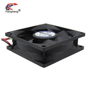 Ventilador de refrigeración de aire sin escobillas, soporte silencioso de rodamiento de manga de 8025S, 80x80x25, 12v y 24v para portátil, Enfriador de aire de CC - Product Image 2