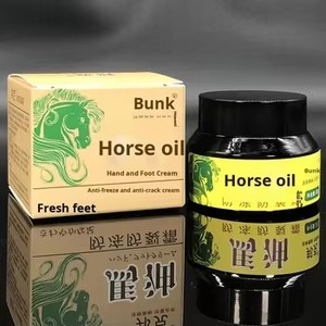Loção Reparadora para Mãos e Pés com Óleo de Cavalo e Aroma Herbal para Dedos Secos e Rachados, Produto de Tratamento para Hidratação Profunda da Pele - Product Image 3
